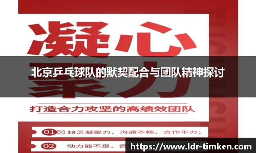 北京乒乓球队的默契配合与团队精神探讨